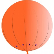 Воздушный виниловый шар Оранжевый 2,9 метра
