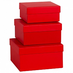 Набор коробок 3 в 1 Красный