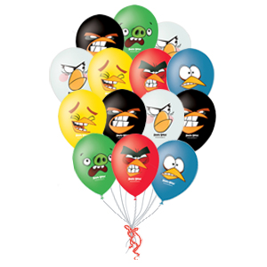 Гелиевые шарики "Angry Birds" ПОД ЗАКАЗ