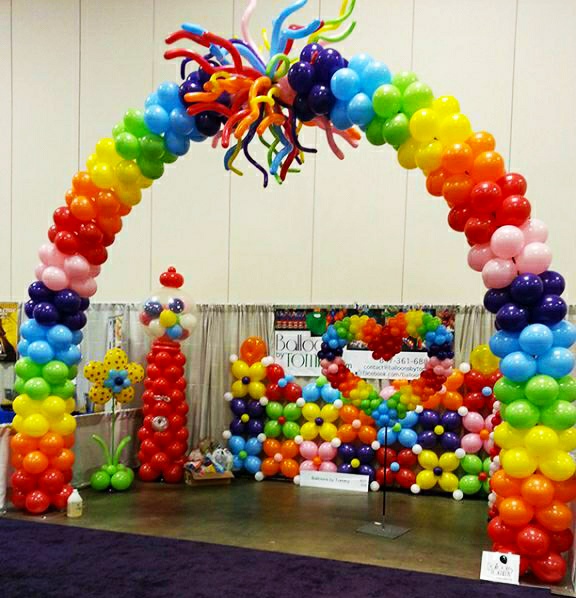 Арка из шаров на детский праздник