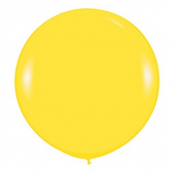 Большой гелиевый шар 90 см "Желтый"