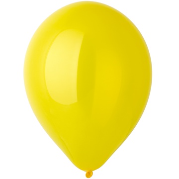 Гелиевый шар 30 см Кристалл Yellow Sunshine