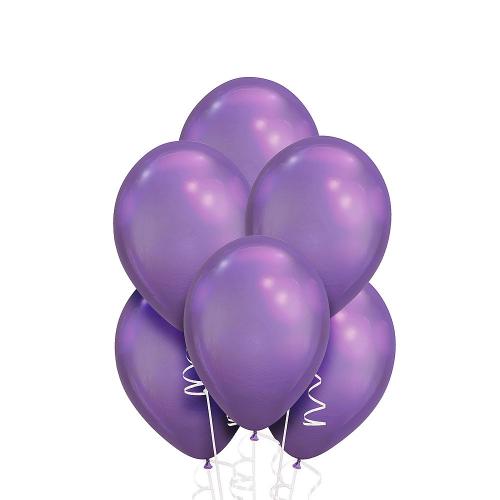 Гелиевые шарики Фиолетовый хром