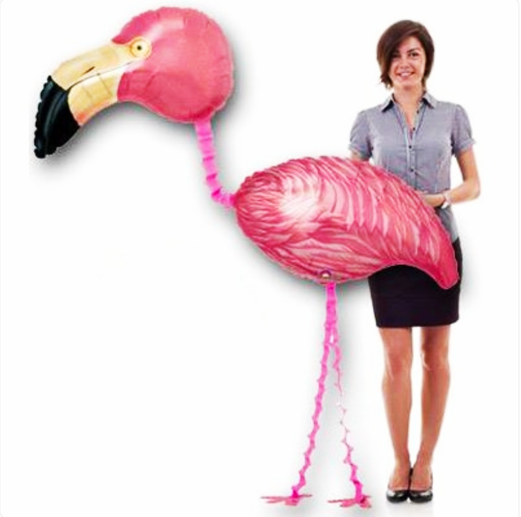 Ходячий шарик "Розовый фламинго"