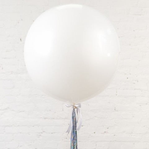 Большие воздушные шары 60 см Белый