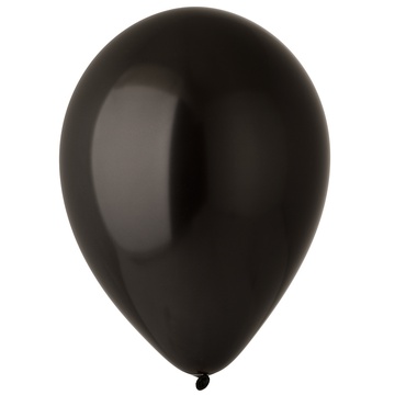 Гелиевый шар 30 см Перламутр Jet Black