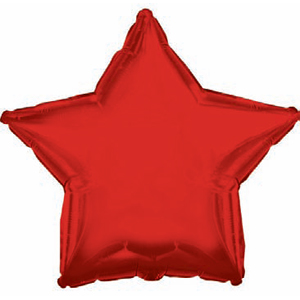 Шар с гелием Красная звезда 46 см