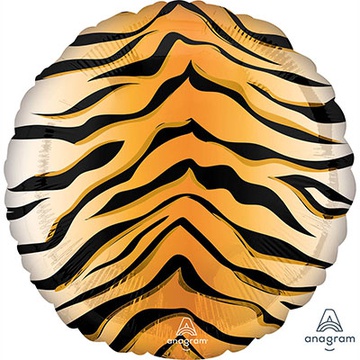 Фольгированный шар с гелием имитация шкура Тигра