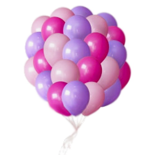 Букет шаров Розовый Сирень Фиолетовый