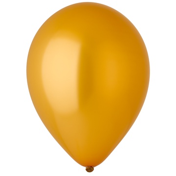 Гелиевый шар 30 см Металлик Gold