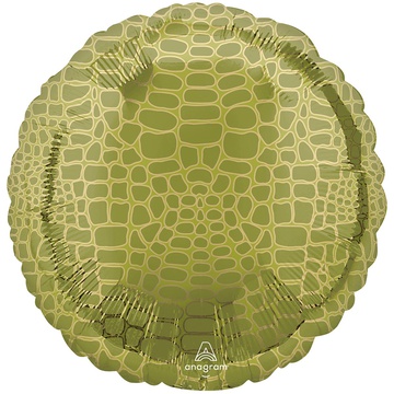 Фольгированный шар с гелием имитация кожа Крокодила