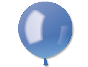 Большой гелиевый шар 70 см Синий