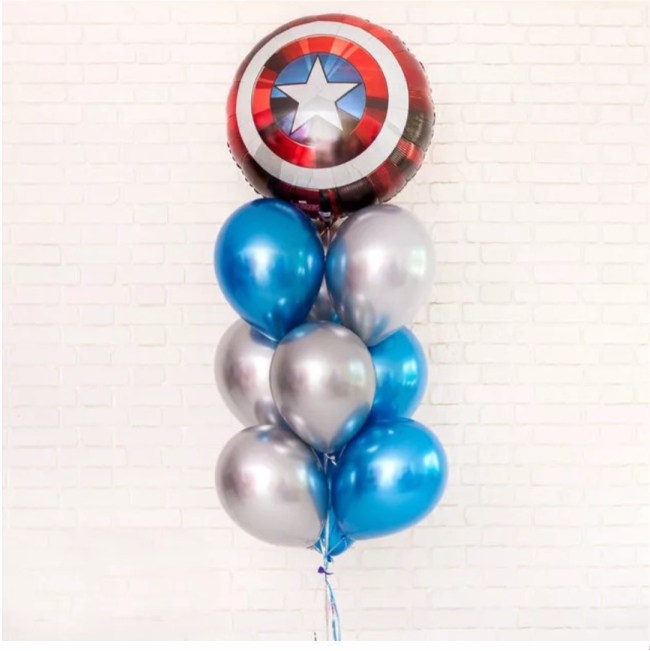Гелиевые шарики "Капитан Америка"
