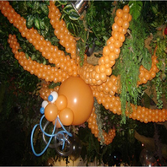Фигура из шаров для детского праздника Осьминог